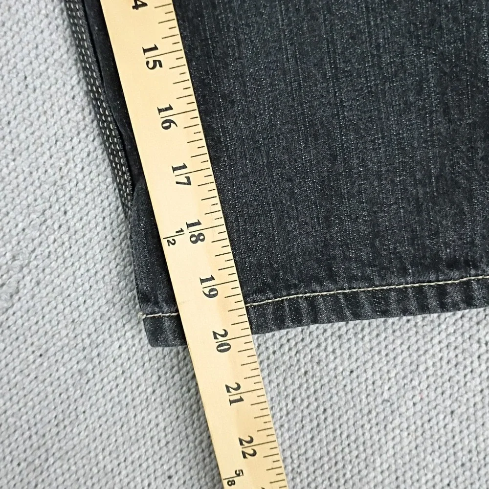 OshKosh Carpenter Jeans Kids 7 Husky Black Excellent Denim Utility Pants 4725094